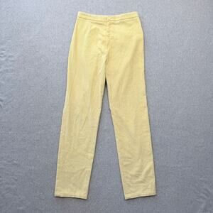 Vintage French Boutique Made Catherine 1 Womens Corduroy Pants Yellow Size 8